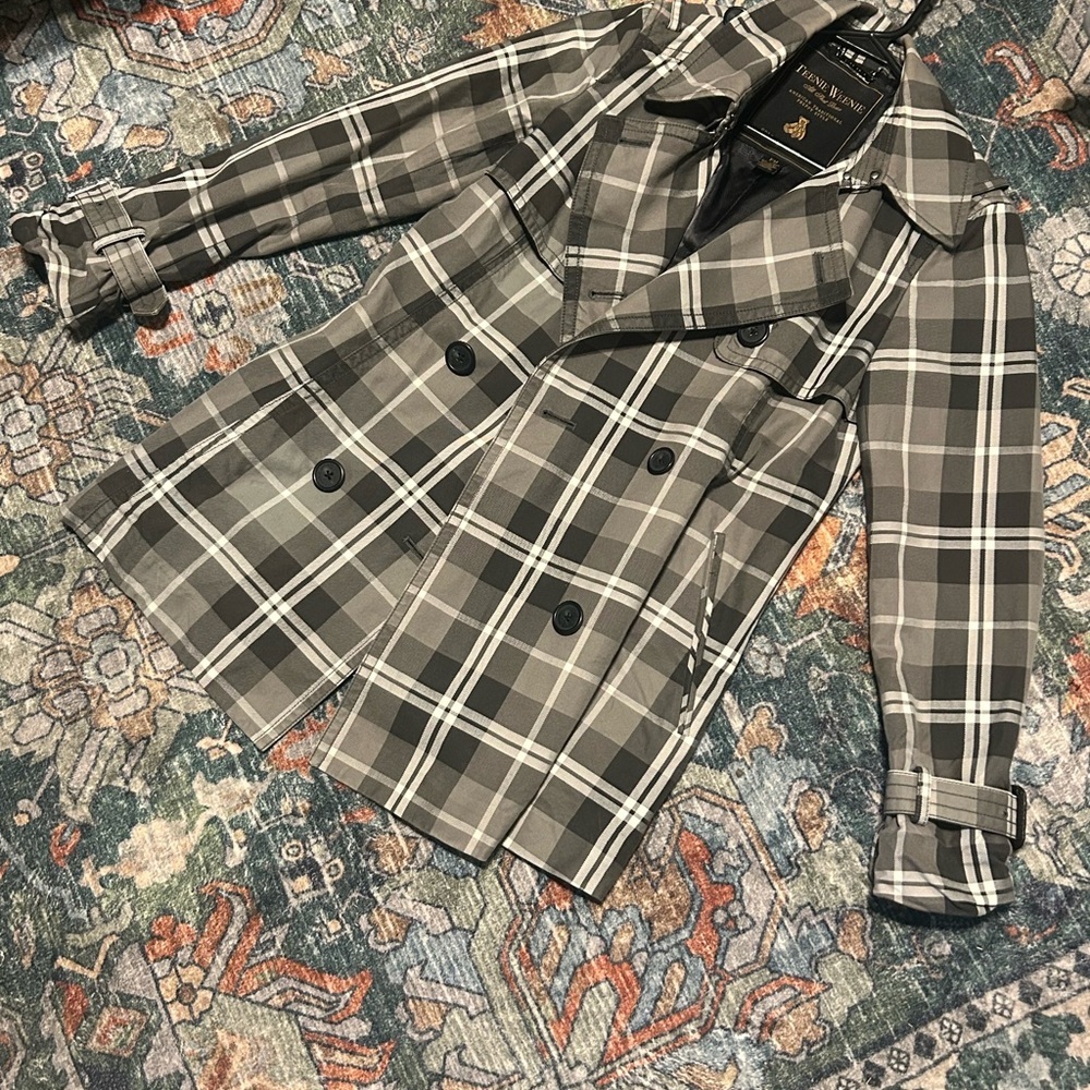 Teenie Weenie Gray Plaid Jacket